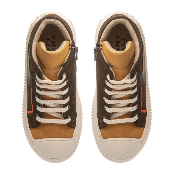 Черевики профілактичні, коричневий/гірчичний (арт. LEO-3384 SA BR) Theo Leo (Туреччина)