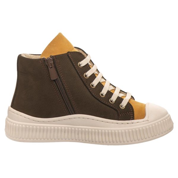 Черевики профілактичні, коричневий/гірчичний (арт. LEO-3384 SA BR) Theo Leo (Туреччина)