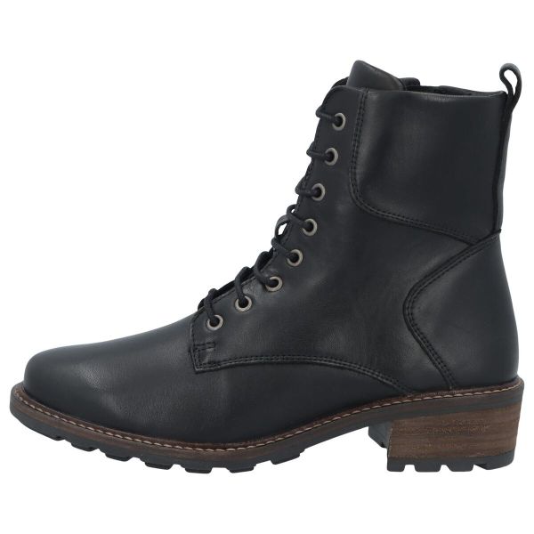 Ботинки женские на шнуровке Kinga, черный, 7 61000 01006, Solidus (Германия)