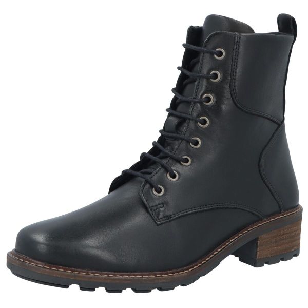 Черевики жіночі на шнурівці Kinga, чорний, 7 61000 01006, Solidus (Німеччина) Черевики жіночі на шнурівці Kinga, чорний, 7 61000 01006, Solidus (Німеччина)