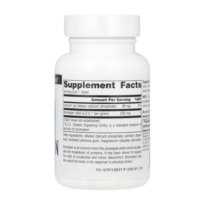 Bromelain 600 GDU - 60 tabs