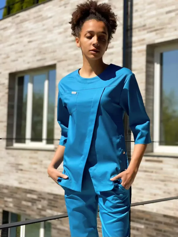 Венді Медичний Костюм колір морські глубини Венді Медичний Костюм колір морські глубини