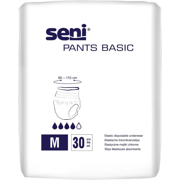 Труси для дорослих Seni Pants Basic medium поглинальні 30 шт. (SE-096-ME30-BP1)