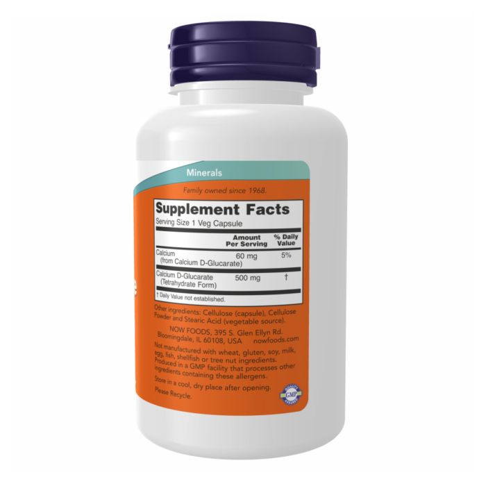 Calcium D-Glucarate 500 mg - 90 капсул | Натуральна підтримка детоксикації організму - 90 vcaps