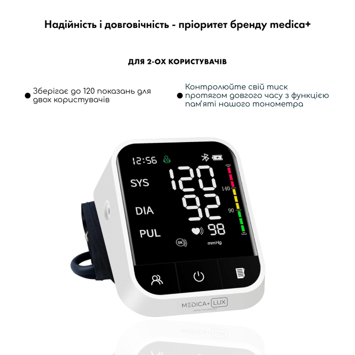 Універсальний Тонометр Medica+ LUX CardiControl X