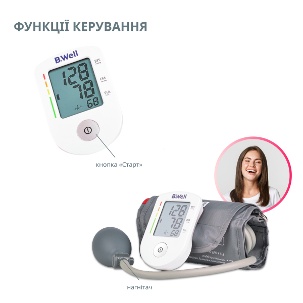 Напівавтоматичний тонометр PRO-30 M-L