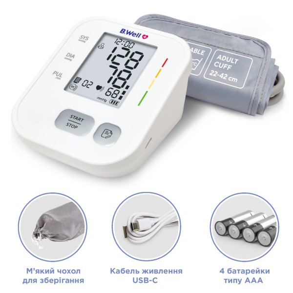 Автоматичний тонометр B.Well PRO-22