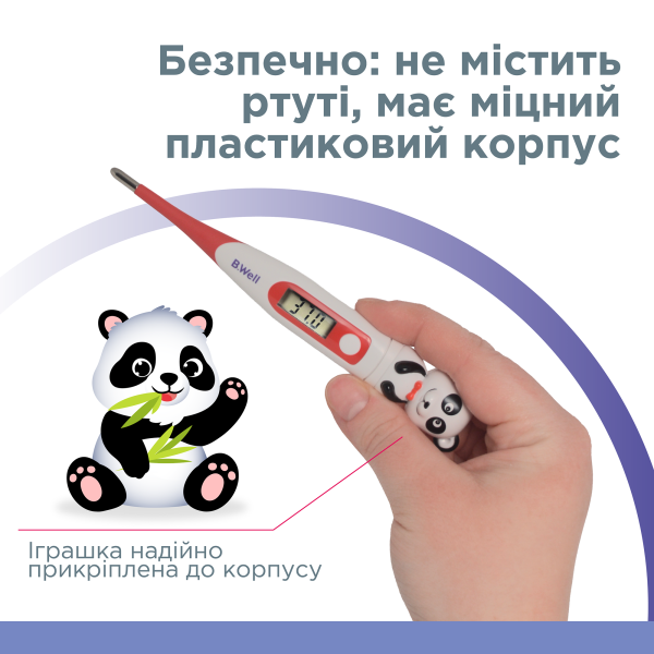 Цифровий термометр PRO-06 flex, панда