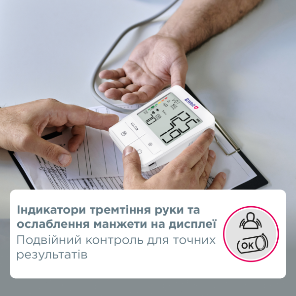 Автоматичний тонометр B.Well MED-58 з адаптером
