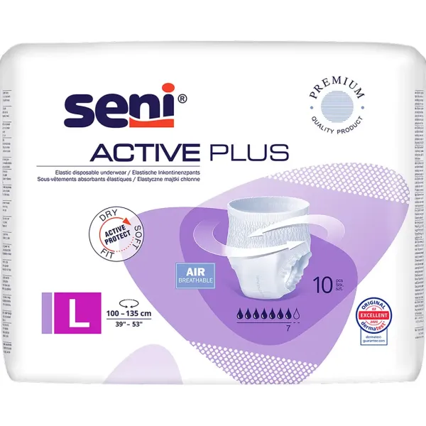Труси для дорослих Seni Active Plus поглинальні L 10 шт.