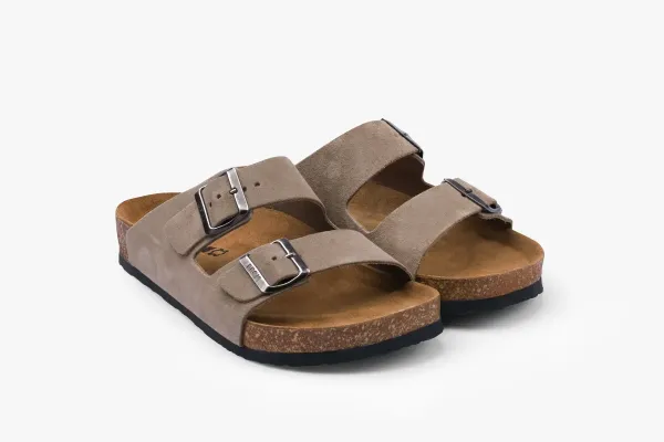 Мужские шлепанцы Leon Коричневый 4703-brown ортопедия