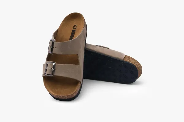 Мужские шлепанцы Leon Коричневый 4703-brown ортопедия