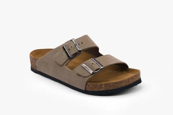 Мужские шлепанцы Leon Коричневый 4703-brown ортопедия