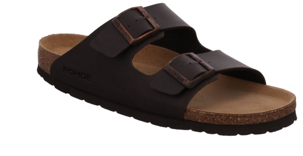 Мужские шлепанцы Grado темно-коричневый ROHDE(ГЕРМАНИЯ)