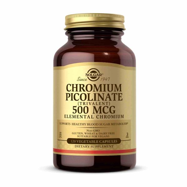 Chromium Picolinate 500mcg - 120 vcaps Chromium Picolinate 500mcg - 120 vcaps