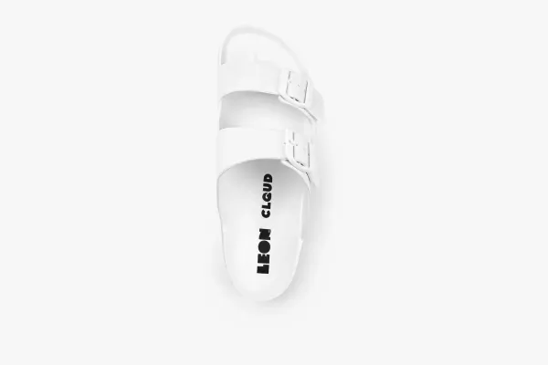 Жіночі шльопанці Leon Білий CLOUD-01-37 ортопедія