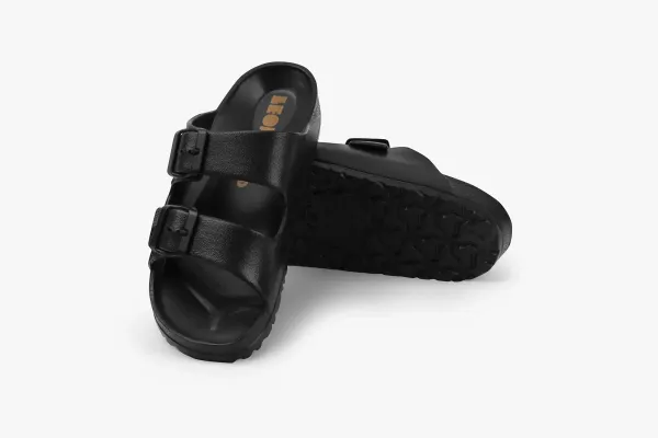 Женские шлепанцы Leon Черный CLOUD-01-39 ортопедия