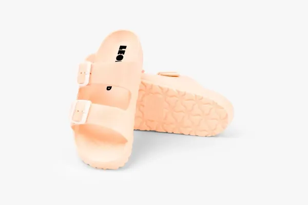Жіночі шльопанці Leon Бежевий CLOUD-01-Лосось-38 ортопедія