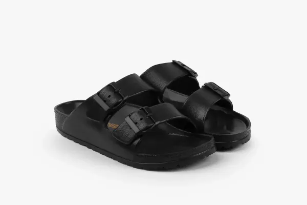 Чоловічі шльопанці Leon Чорний CLOUD-04-45 ортопедія