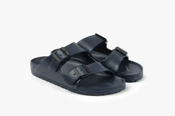 Чоловічі шльопанці Leon Темно-синій CLOUD-04-Синій-44 ортопедія