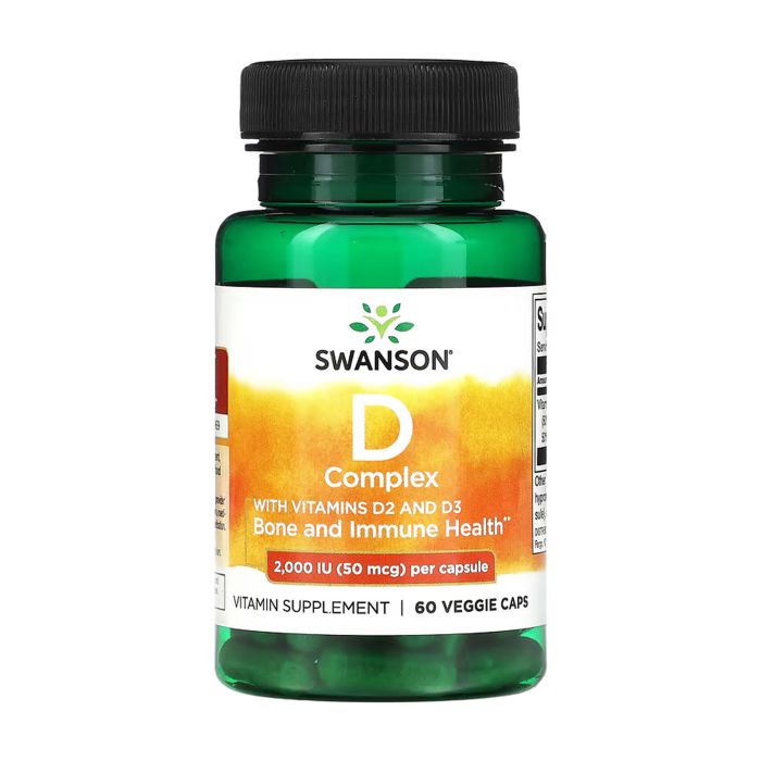 D Complex D2 abd D3 2000iu(50mcg) - 60caps (До 12.25)