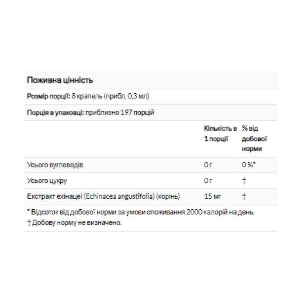  NOW Liquid Echinacea для дітей – рідка ехінацея для підтримки імунітету- 59 ml Orange