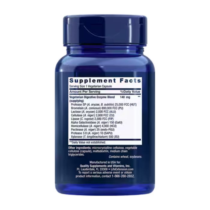 Enhanced Super Digestive Enzymes — 60 капсул для підтримки травлення