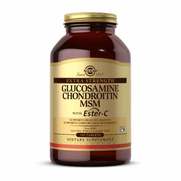 Extra Strength Glucosamine Chondroitin MSM with Ester-C® - 180 tabs Extra Strength Glucosamine Chondroitin MSM with Ester-C® - 180 tabs