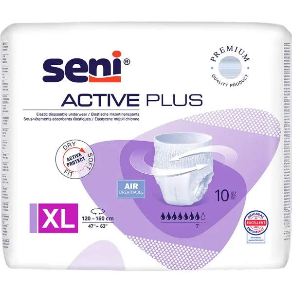 Труси для дорослих Seni Active Plus поглинальні XL 10 шт.