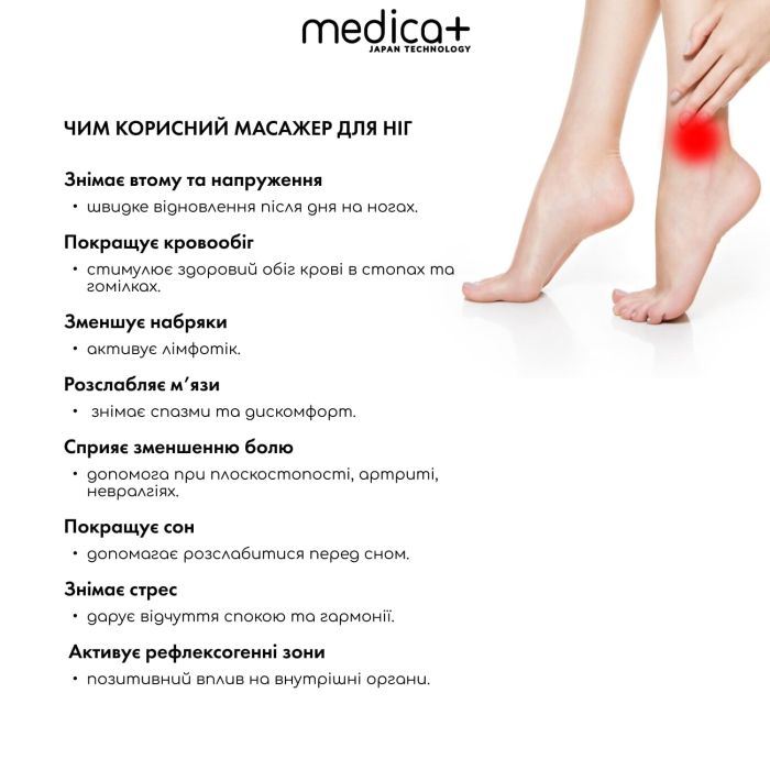 Масажер для ніг MEDICA+ FootMass 7.0 Масажер для ніг MEDICA+ FootMass 7.0