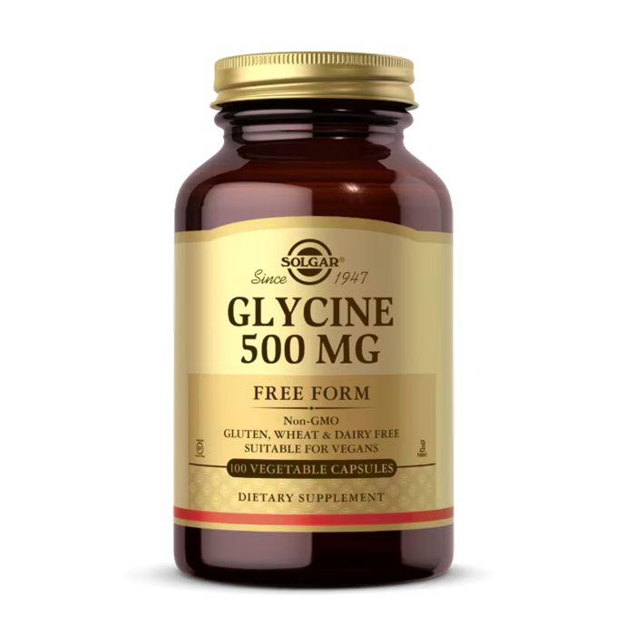 Глицин Solgar Glycine 500 mg - 100 vcaps