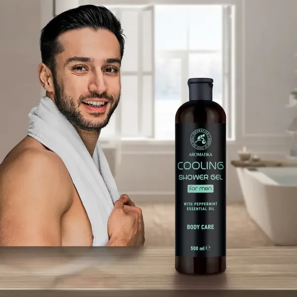 Гель для душу «Cooling» для чоловіків 500 мл Ароматика