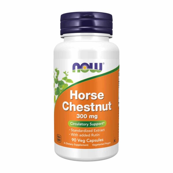 Horse Chestnut 300 мг NOW — Підтримка кровообігу та судинної системи - 90 vcaps
