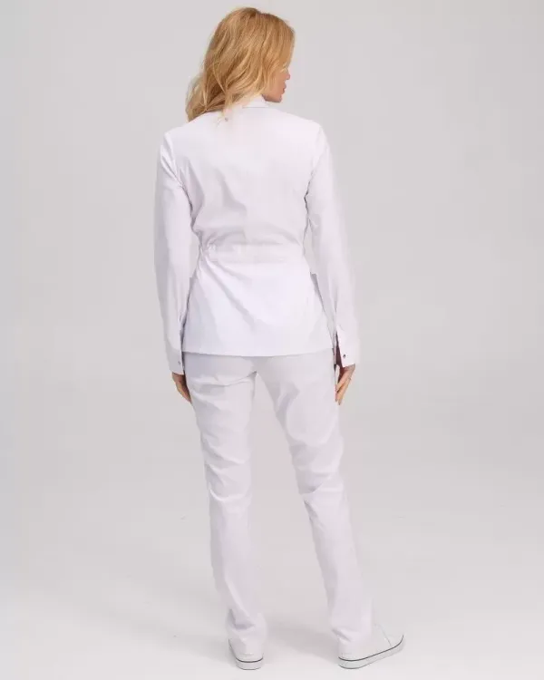 Медичний костюм жіночий Монтана колір білий