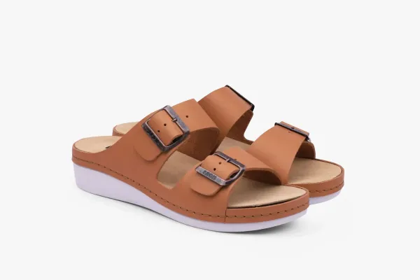 Жіночі шльопанці Leon Коричневий 5012-Orlando-40 ортопедія