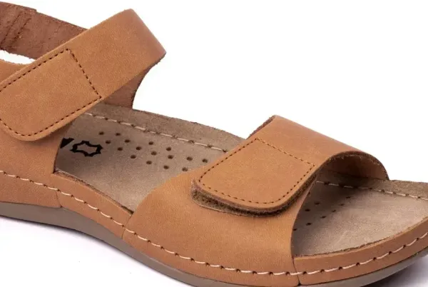 Жіночі сандалії Leon Синій 963-blue ортопедія