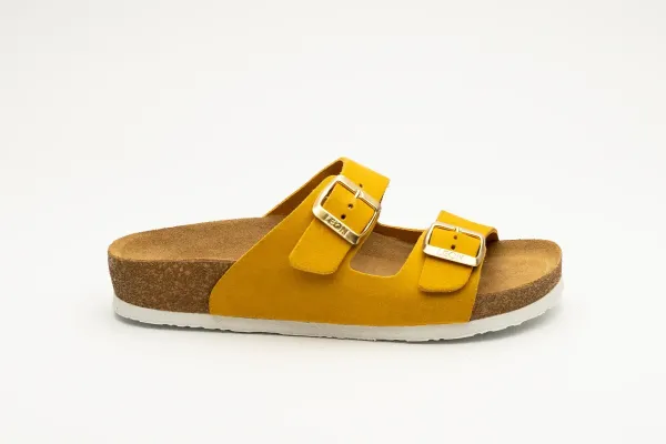 Жіночі шльопанці Leon Жовтий ортопедія