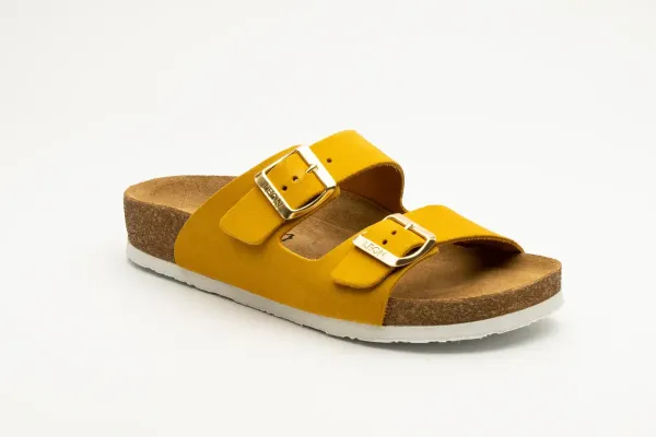 Жіночі шльопанці Leon Жовтий ортопедія