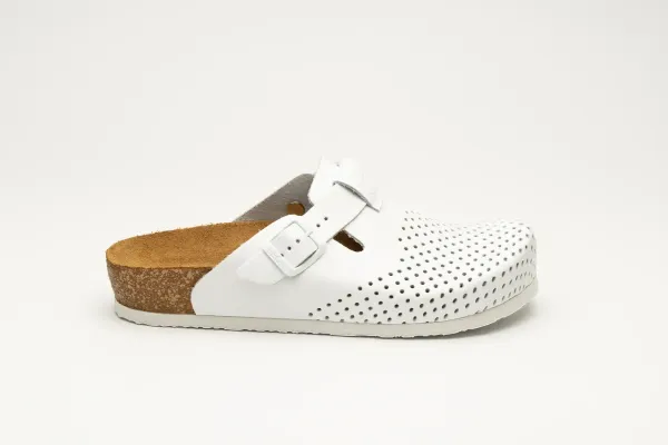 Жіноче Сабо Leon Білий 4250-white ортопедія
