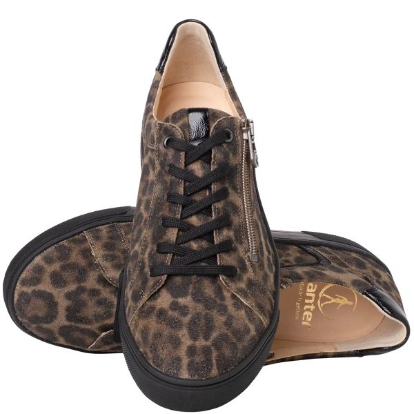 Ортопедичні кеди Helena, коричневий/леопард, 0-20 4323 9400, Ganter (Австрія)