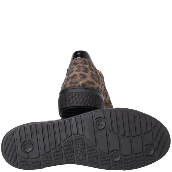 Ортопедичні кеди Helena, коричневий/леопард, 0-20 4323 9400, Ganter (Австрія)