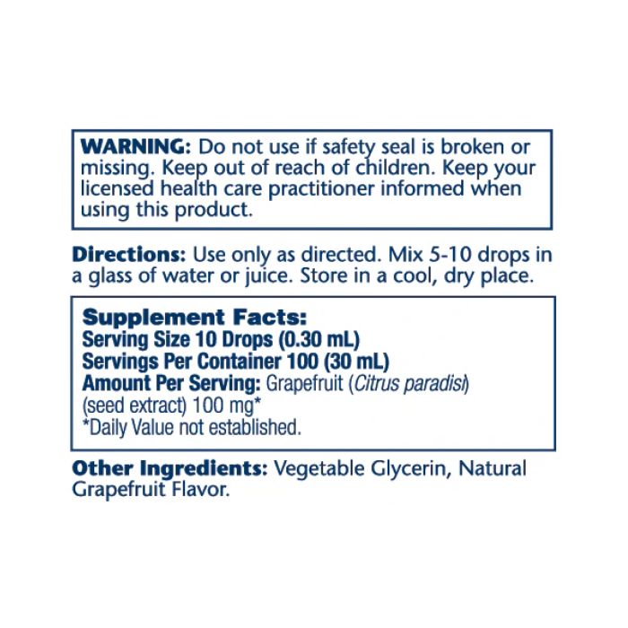 Grapefruit Seed Extract 100mg - 30ml