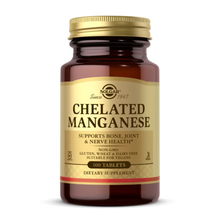 Chelated Manganese - 100 tabs
