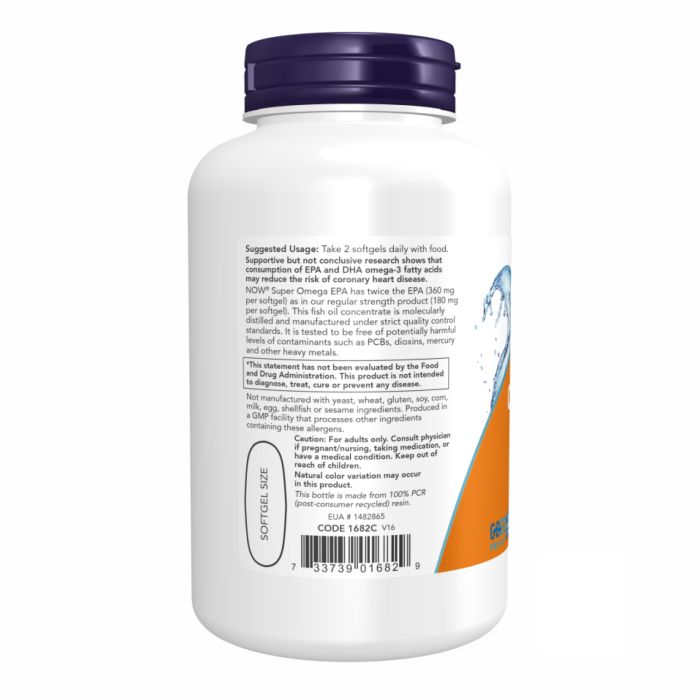 Super Omega EPA 1200mg - 240 Sgels