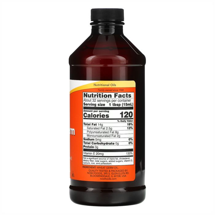 Wheat Germ Oil - 16 oz Liquid