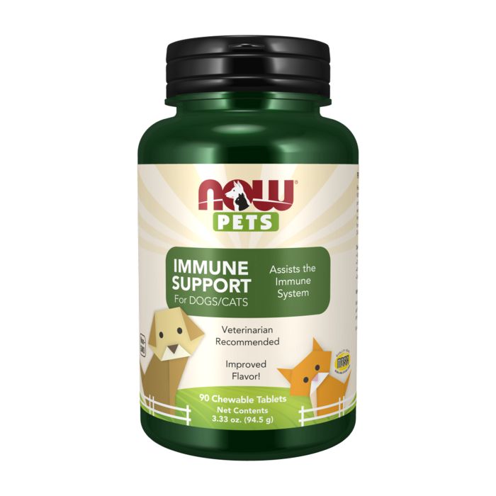 NOW® Pet Immune Support – імунна підтримка для собак і котів - 90 tabs
