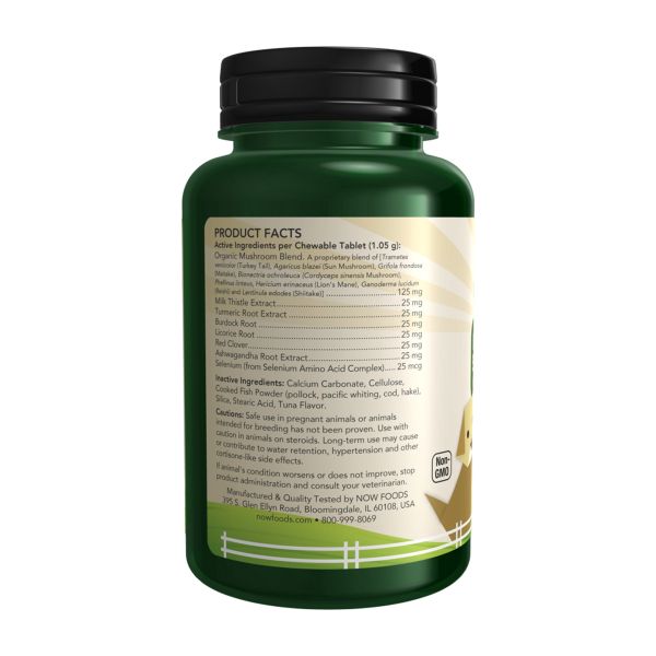 NOW® Pet Immune Support – імунна підтримка для собак і котів - 90 tabs