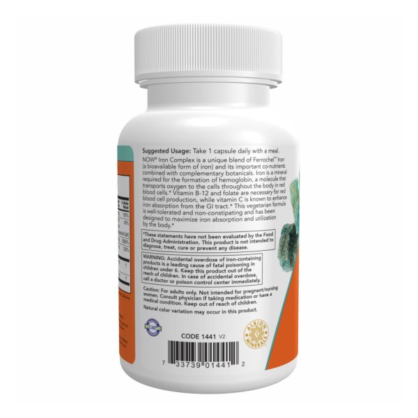 Iron Complex - 100 vcaps