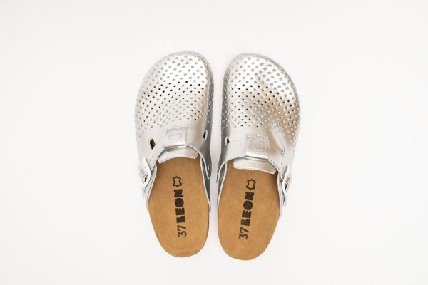 Жіноче Сабо Leon Сріблястий 4250-light-gray ортопедія