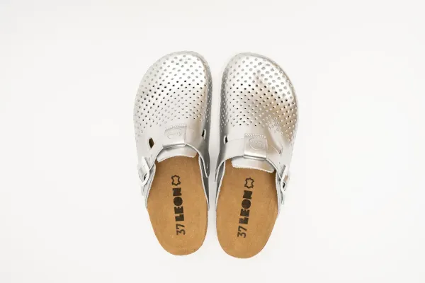 Жіноче Сабо Leon Сріблястий 4250-light-gray ортопедія